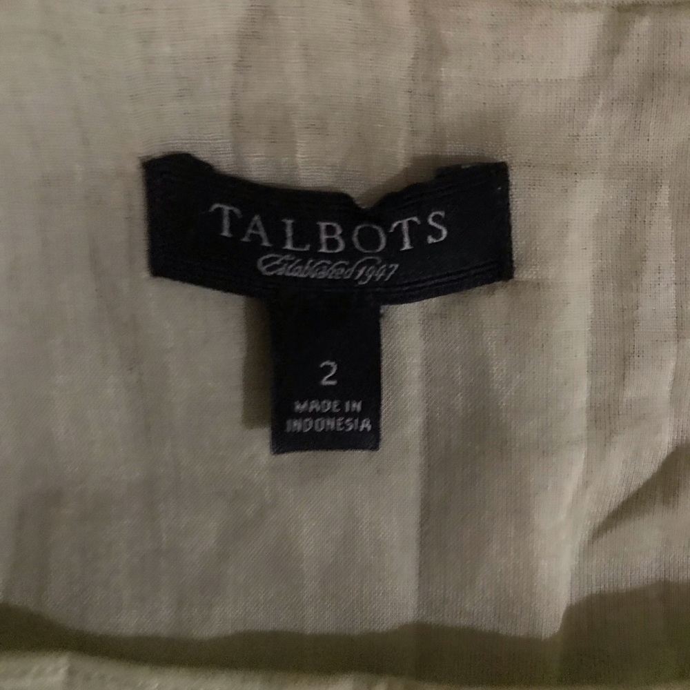 Talbots Ruffle Top - Picture 4 of 5